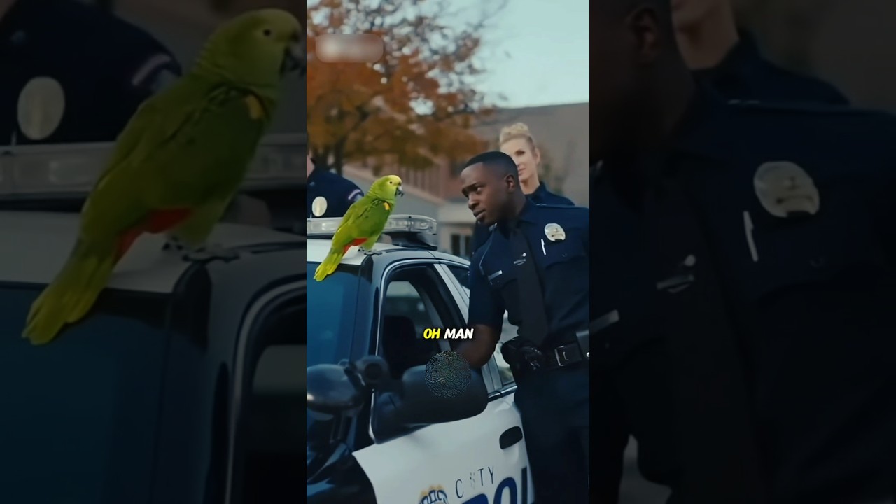 This Bird Mocking an Officers 🤣 