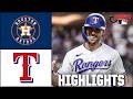 Houston Astros vs. Texas Rangers | Full Game Highlights | ESPN MLB