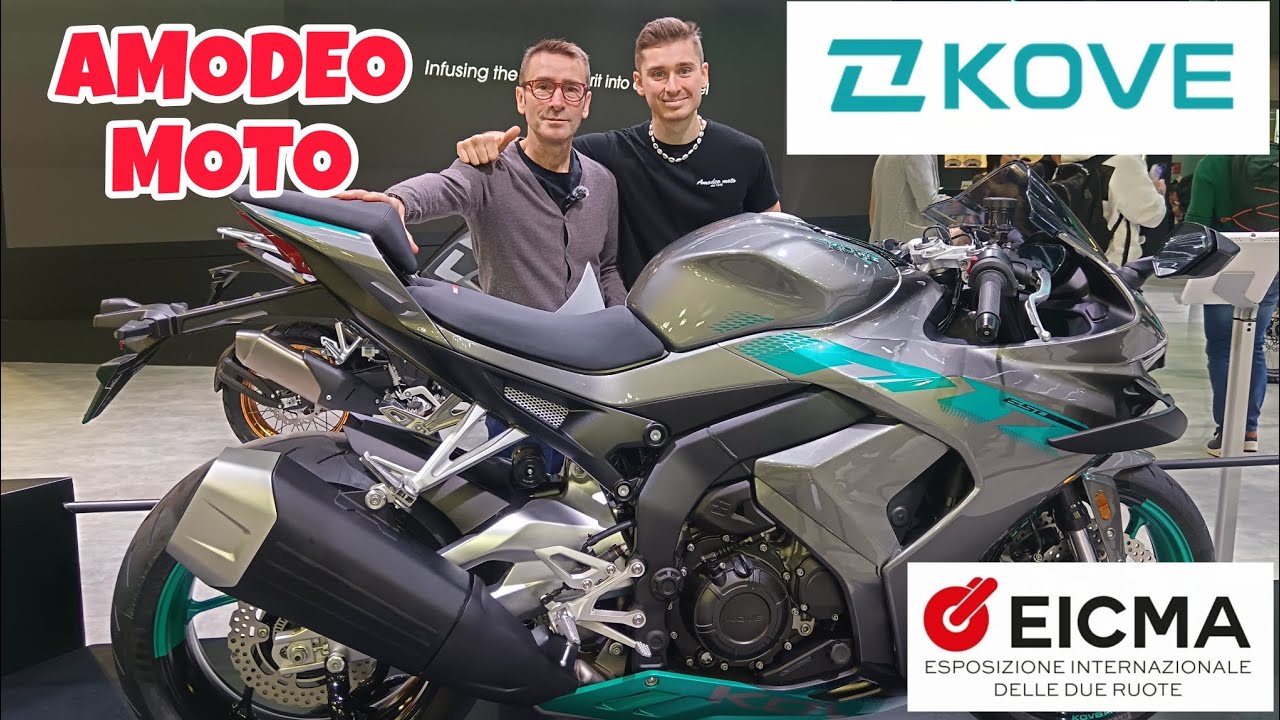 KOVE @EICMA CON AMODEO MOTO SARONNO