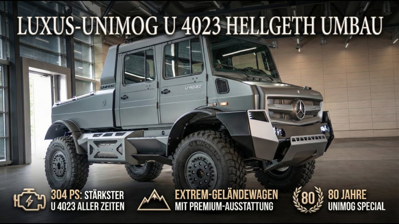 Mercedes-Benz U 4023 Hellgeth: Der ultimative Offroad-Luxus Unimog!