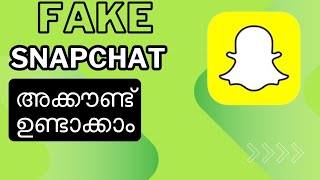 how to create fake snapchat account 2025. fake snapchat account create malayalam