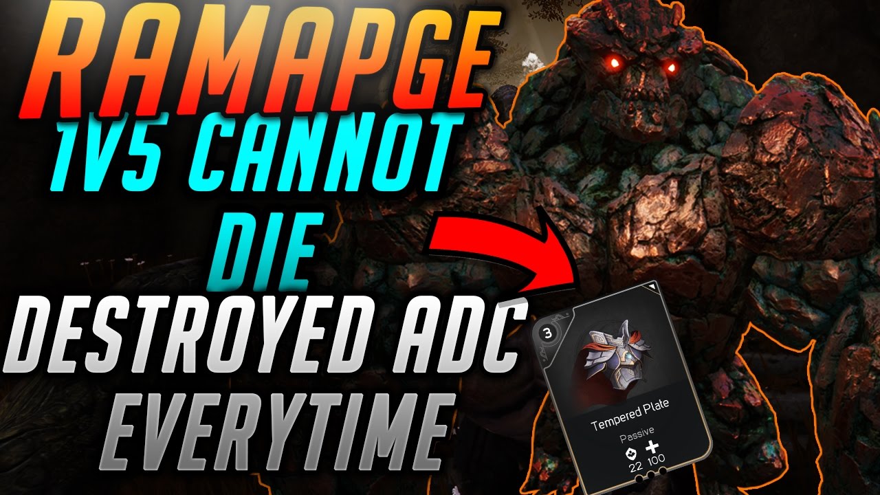Paragon RAMPAGE "HULK MODE" 1V5 CANNOT DIE| BRUISER GAMEPLAY|I BEAT THE ADC 1V1 EVERY TIME👊😡
