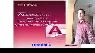 How to create primary and foreign key constraints in Ms Access 2010