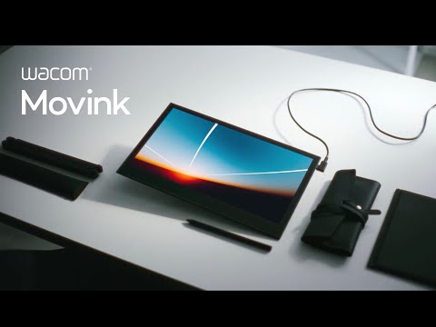 Introducing Wacom Movink: The first OLED pen display developed and designed for creative professionals and the thinnest and lightest Wacom pen display ever