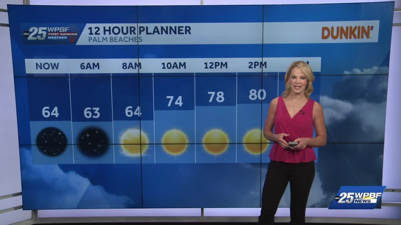 Sunny and Warm for South Florida