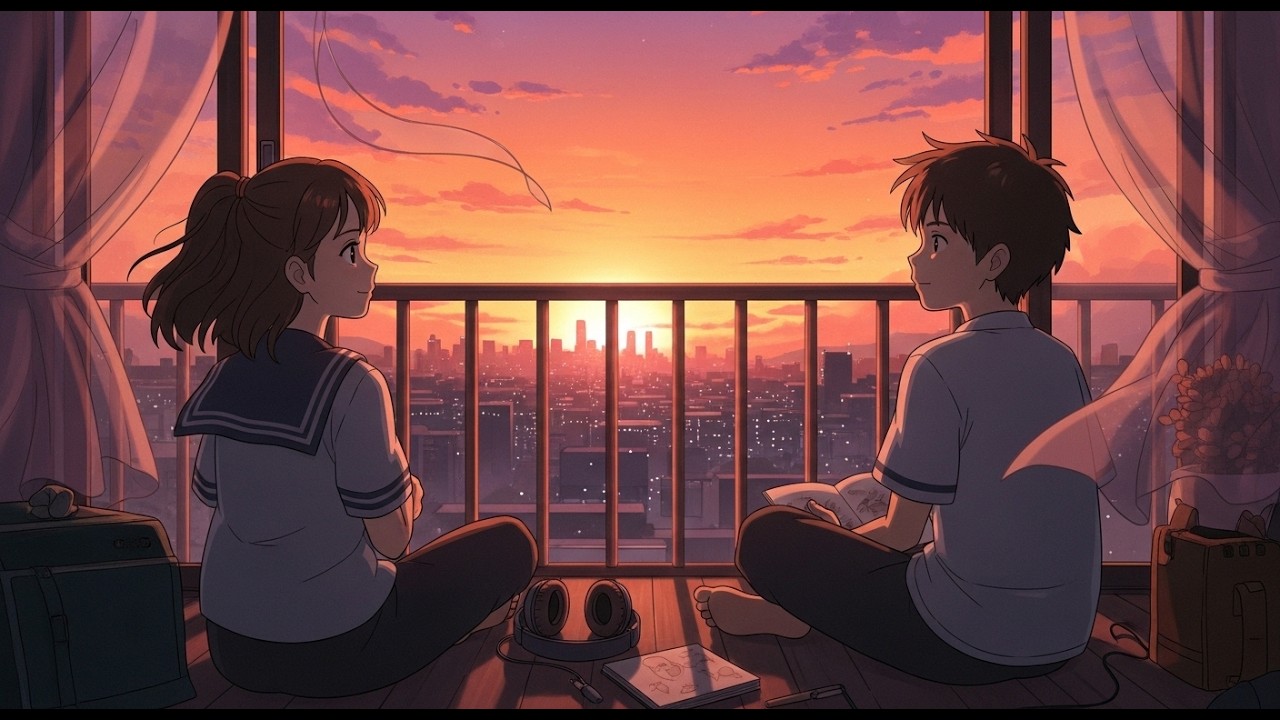 Relaing Animation Lo-Fi Life Animated π | Cozy Relaxing Animation for Study & Chill ...