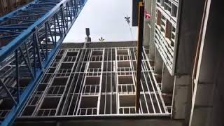 The Bridge on Forbes Topping Out - Beam Rising
