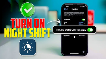 How to Turn On Night Shift Setting on iPhone | Enable Blue Light Filter iPhone
