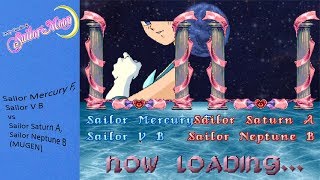 Sailor Mercury F Sailor V B Vs Sailor Saturn A Sailor Neptune B mugenmp4