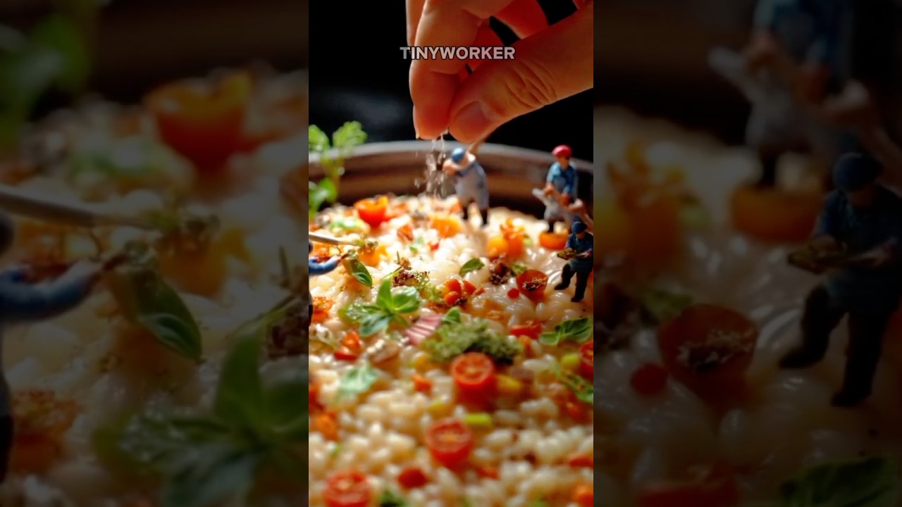 Tiny Workers Serve Giant Creamy Risotto 🍚|Perfect Finale (Part 3) 