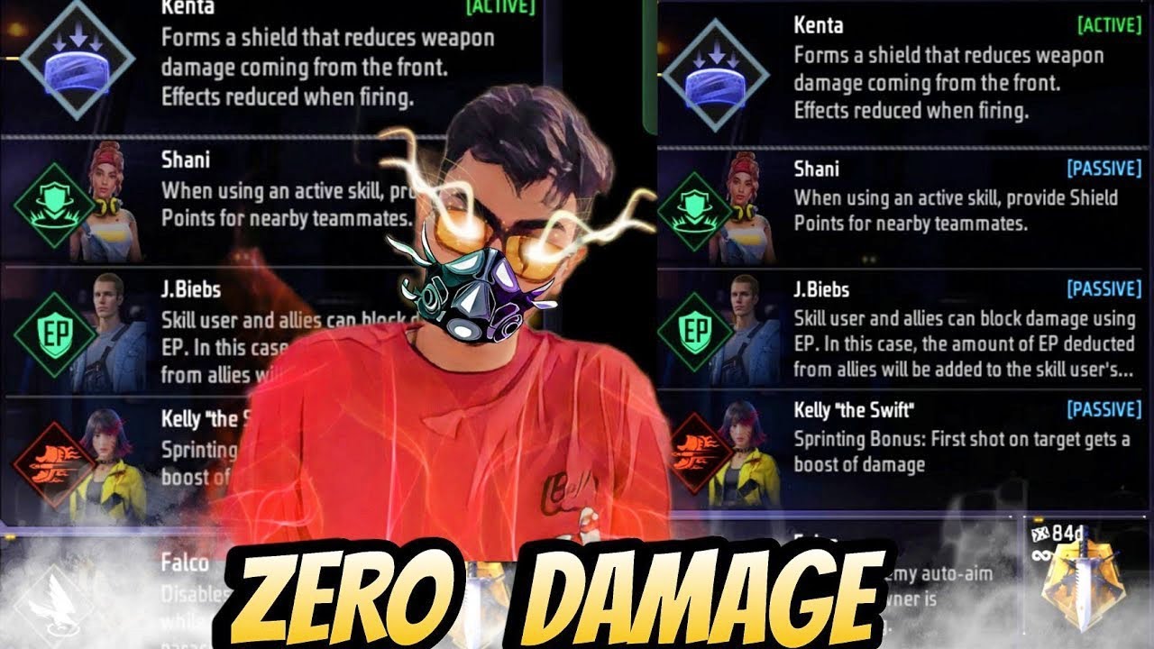 ZERO DAMAGE CHARACTER COMBINATION 😱🤯 | FREE FIRE BEST CHARACTER COMBINATION | GARENA FREE FIRE