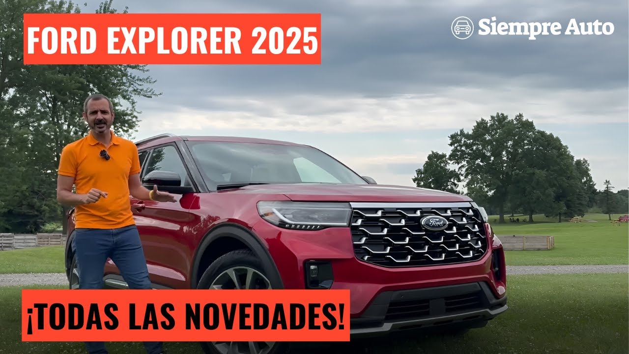 Ford Explorer 2025: Análisis y prueba de manejo de la SUV de tres filas  actualizada, image size:1280x720