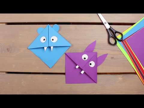 Video: Hur Man Gör Pappersbokmärken