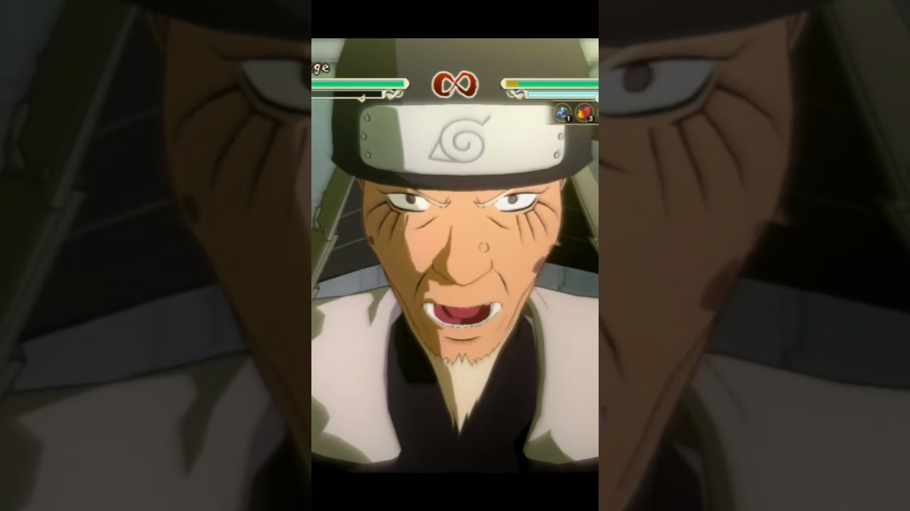 Aura of third hokage in Naruto ultimate Ninja storm| #naruto #gameplay #anime #edit
