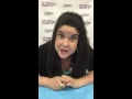 Colleen clickenbeard at Fan expo Dallas