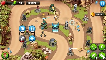 Alien Creeps TD - Level 8 Snake Way - Spec Ops Mode (Without Tesla and Support)