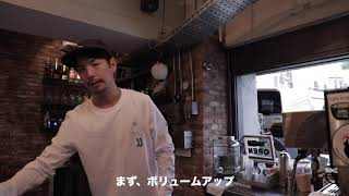マイナーフィギュアズ 有機オーツミルク アンバサダー田中大介さんによるラテの作り方の紹介