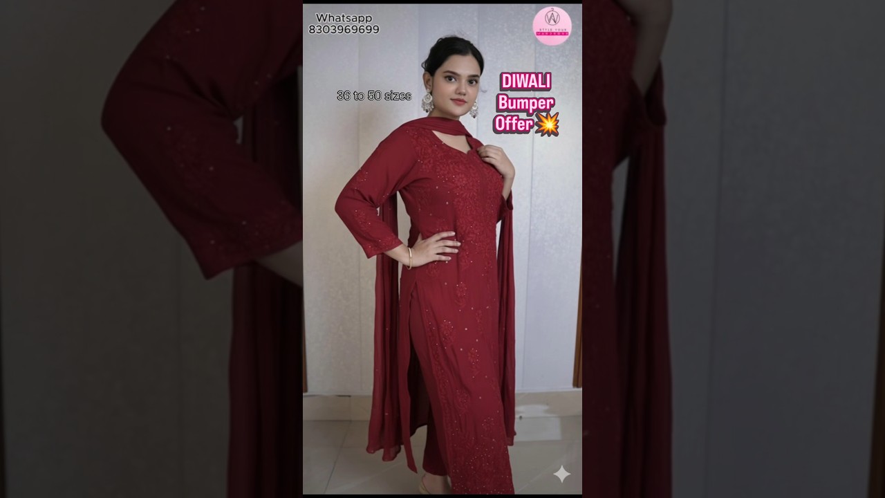 Best FestiveWear Kurties n Sets inHandmade Chikankari