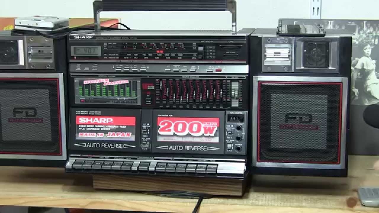 SHARP MULTIPLEX SOUND SYSTEM ラジカセ SHARP MULTIPLEX SOUND SYSTEM ラジカセ