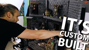 He Made this Diorama TOO BIG!!  NECA TMNT Ninja Turtles Action Figures