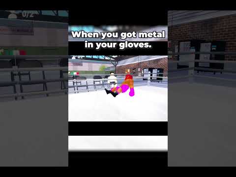 When you got metal in your gloves ☠️ #roblox #shorts #prizefighter #boxing #robloxboxing