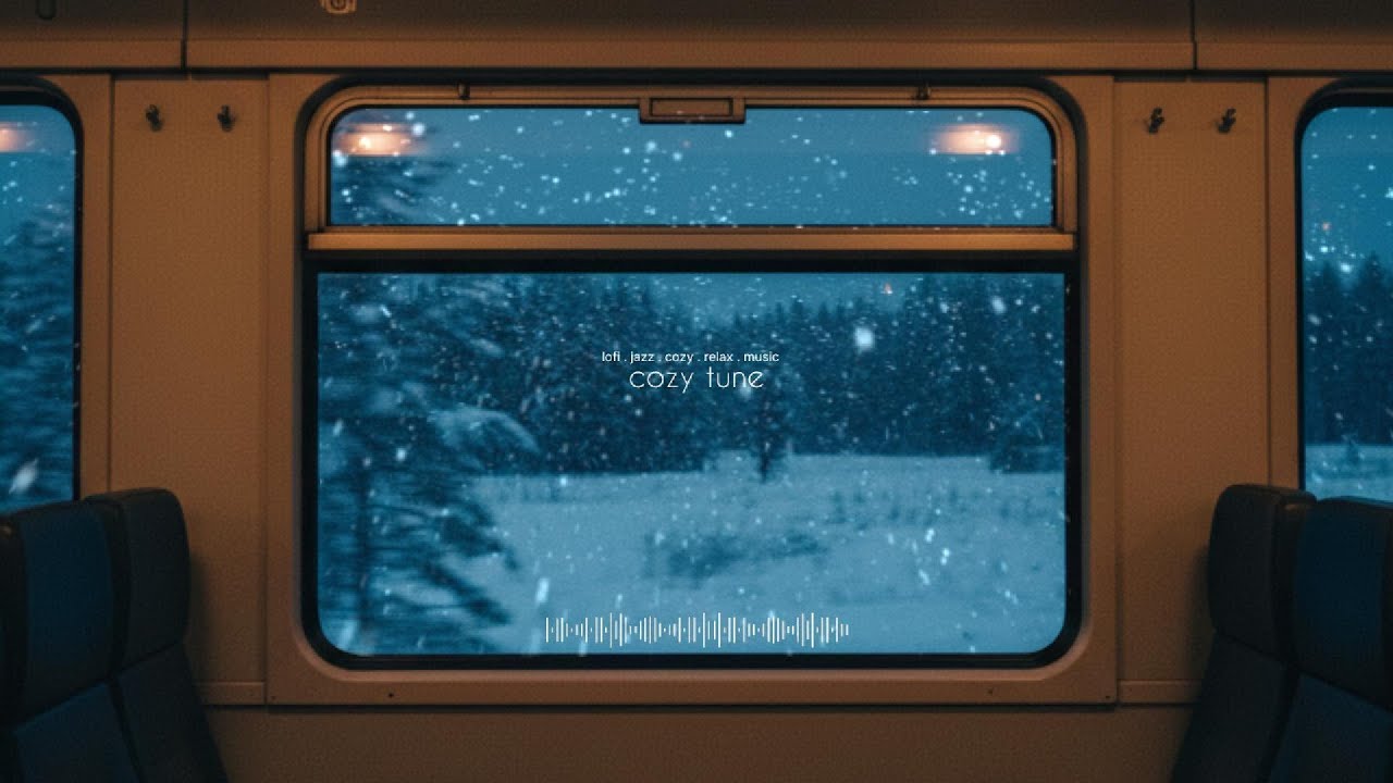 겨울밤 기차에서 흐르는 쿨 재즈⛄❄️눈 내리는 밤과 함께하는 여행 재즈 | Cozy Tune · Winter Jazz | 여행음악 | 카페플레이리스트