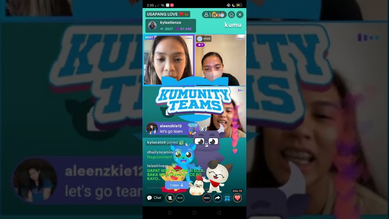 kyla kumu live with ella, ced and tots