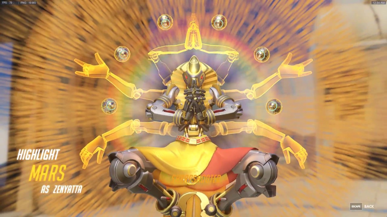 Did Someone give Zenyatta the Eyelander? Because he's taking Heads! (Highlight)