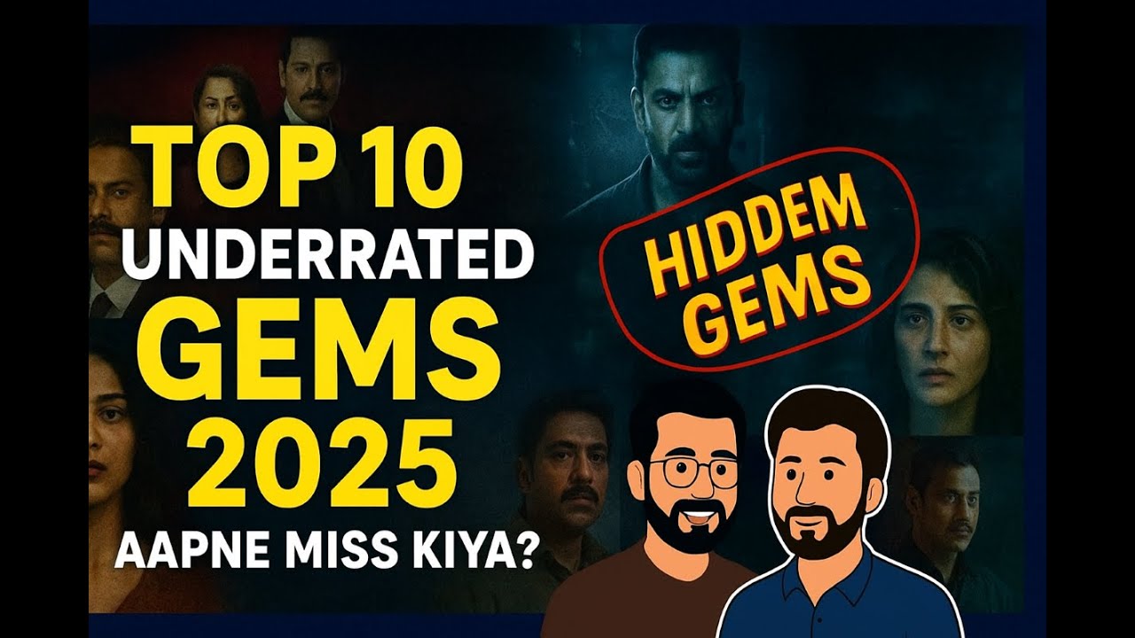 Top 10 Underrated Web Series & Movies of 2025 | Hidden Gems You Must Watch! | Two Desi Critics