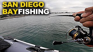 Dinghy Fishing San Diego Bay! Tips Techniques How To's