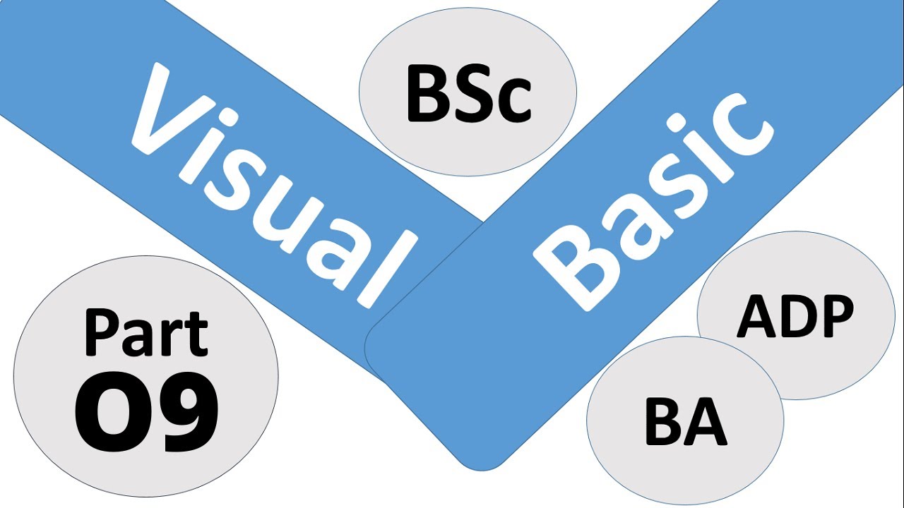 Visual Basic - Associate Degree Program BA Bsc - Part 09 - YOUTUBE ...