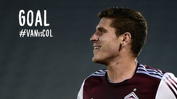 GOAL: Dillon Powers turns inside the box and shoot past Ousted