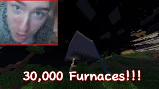 I Trolled this Minecraft Streamer with 30,000 Furnaces