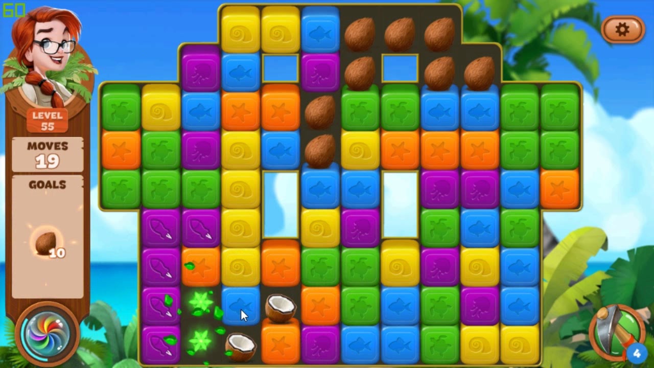 Lost Island Blast Adventure level 55