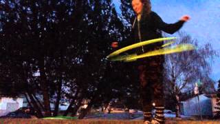 Feb hoop flow sesh, song deep chills summer breeze
