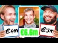 Raad het vermogen van youtubers met koen challenge met