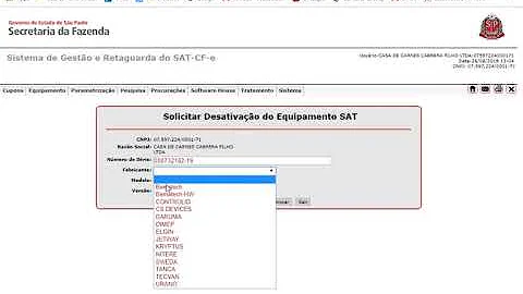 Como desvincular SAT de um CNPJ é vinculado em outro?