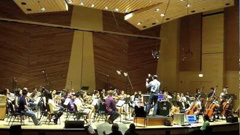 Recording Session for "Hero from Beyond" (Gabriel Lefkowitz, composer)