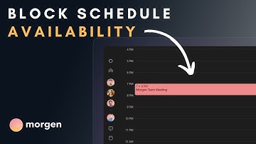How to block availability for schedule links