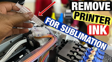 HOW TO REMOVE PRINTER INK FROM YOUR EPSON 2720 PRINTER | WE NOW HAVE $14.99 SUBLIMATION GANG SHEETS