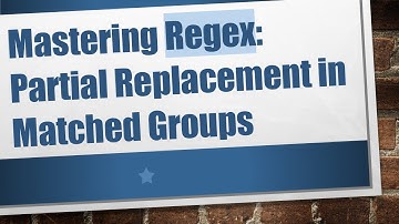 Mastering Regex: Partial Replacement in Matched Groups