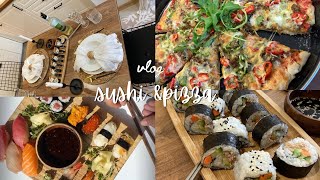 طرز تهیه سوشی در منزل و خمیرپیتزا همه کاره