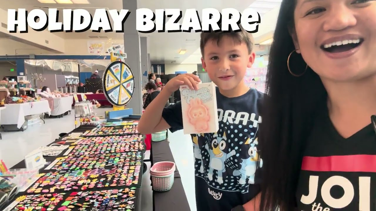 Labubu box opening SSFHS Holiday Bizzarre