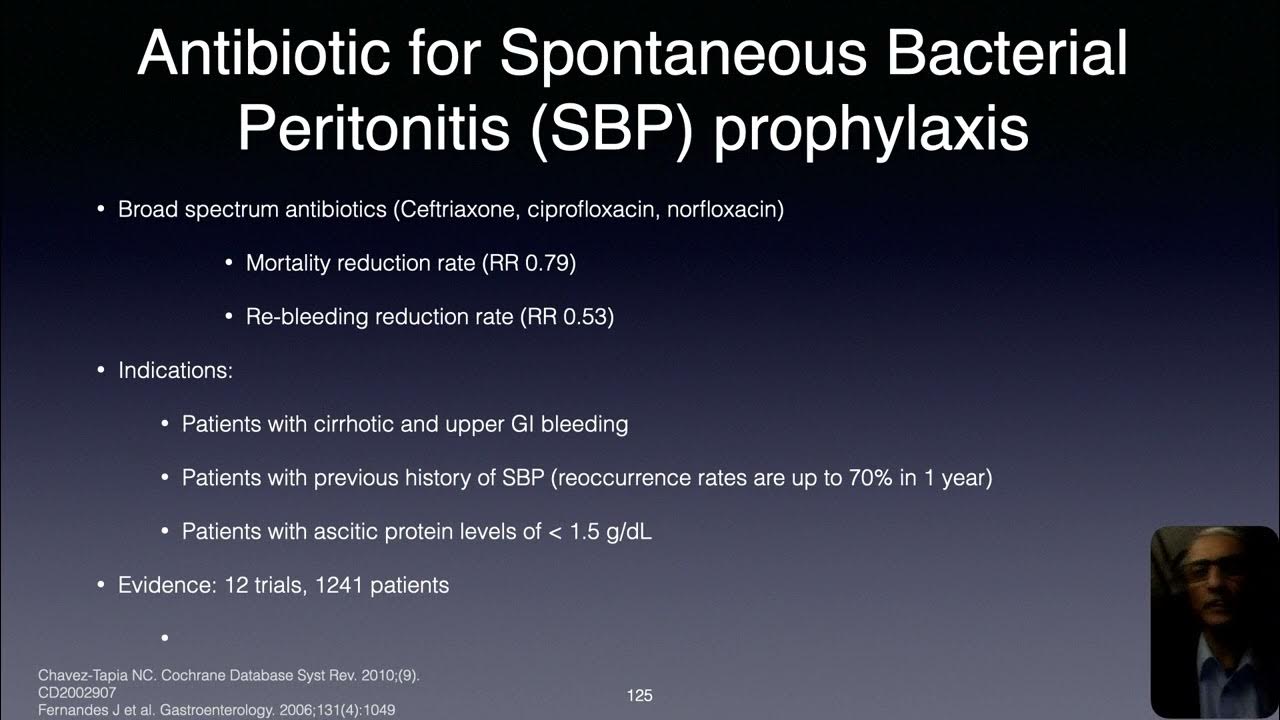 Best Antibiotics for (SBP) spontaneous bacterial peritonitis