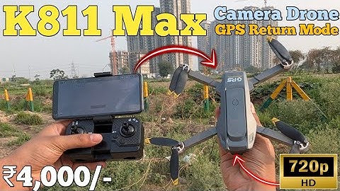 K811 Max GPS Camera Drone Unboxing, Flying & Review | Best GPS Camera Drone Under 4000