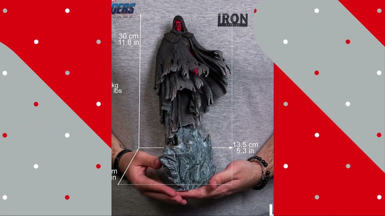 LIMITED TIME DISCOUNT - IRON STUDIO - Avengers: Endgame BDS Art Scale Statue 1/10 Red Skull 30 cm