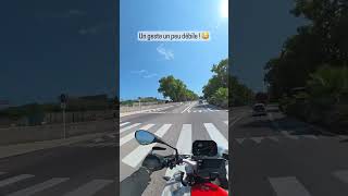 A pretty stupid move! #motorcycle #biker