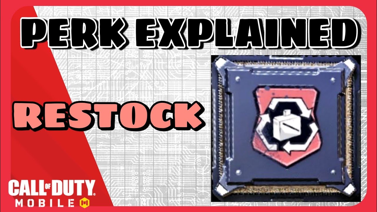 Restock Perk explained 🔥 Best Perks Call of Duty COD Mobile
