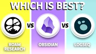 Roam Research vs Obsidian vs Logseq (2026) - Which One Is BEST?