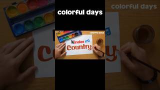 Kinder Country logo painting